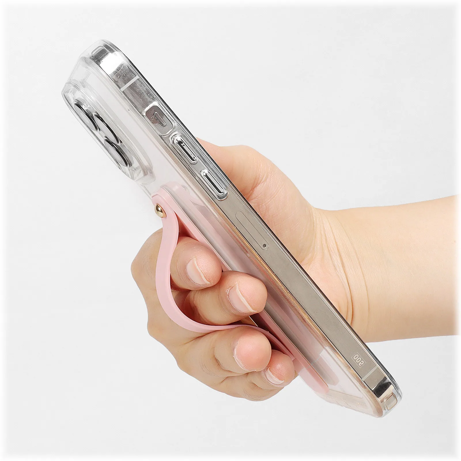 Alt View 15. SaharaCase - FingerGrip Cell Phone Holder Strap for Most Cell Phones - White.