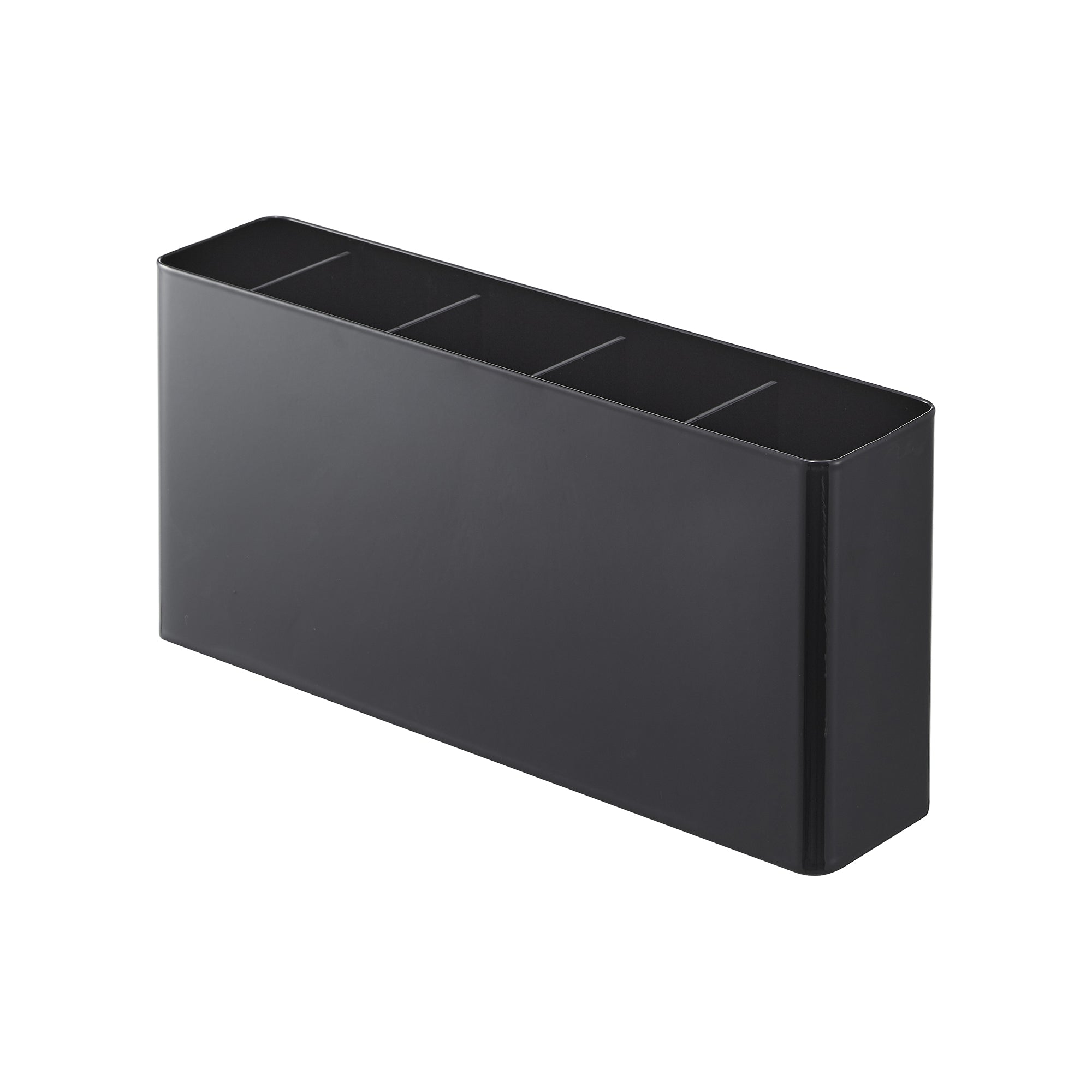 Alt View 9. Yamazaki Home - Utensil & Thin Cutting Board Holder - Steel - Black.