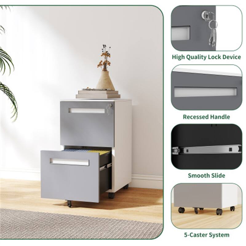 High Quality Lock Device  
Recessed Handle  
Smooth Slide  
5-Caster System