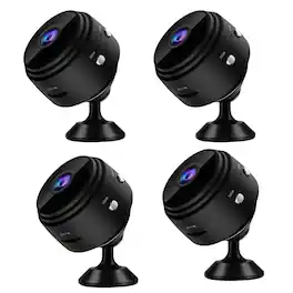 Home Collection - 4x Mini Wireless 1080P WiFi IP Security Camera – HD Night Vision Home Surveillance Cam