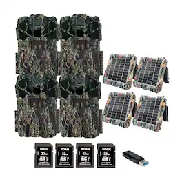 Browning Trail Cameras - Browning Trail Camera Spec Ops Elite HP5 Ultra (4-Pack) Bundle with Accessories
