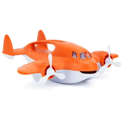 Green Toys - Green Toys: Fire Plane Water & Bath Time Play Vehicle