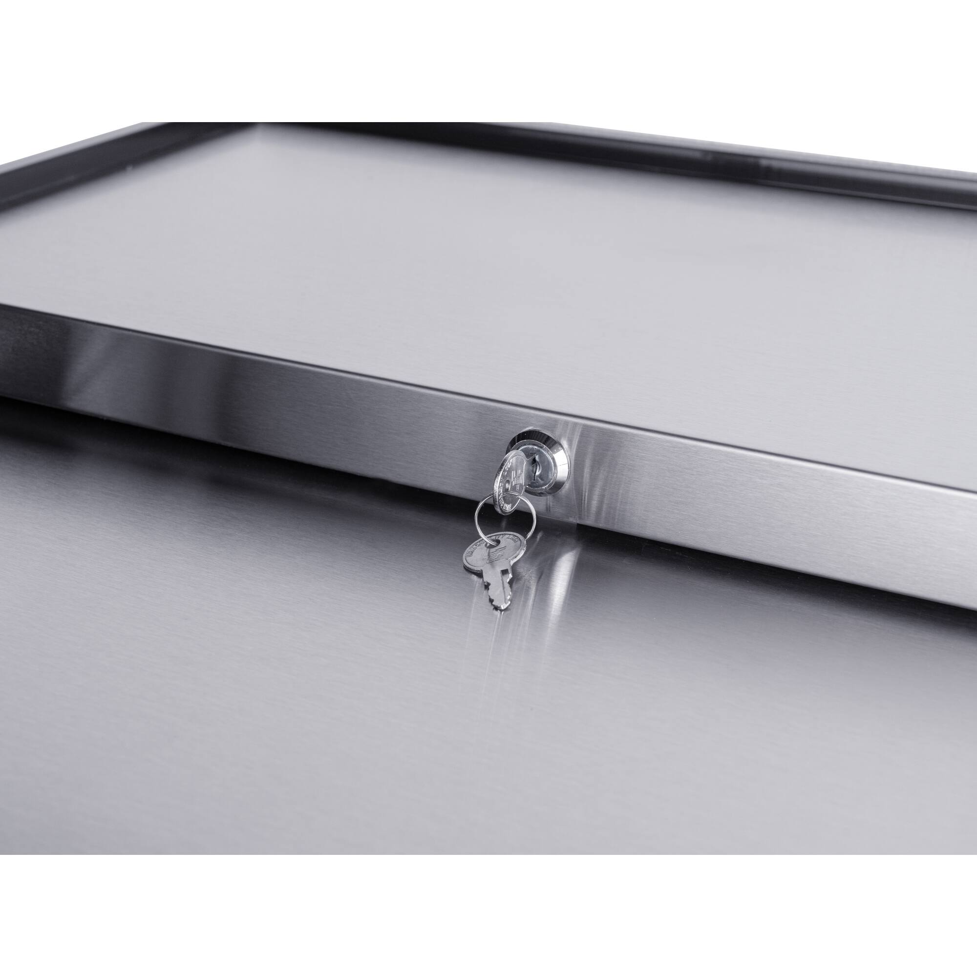 Alt View 7. Koolmore - 25 in. Commercial Bottle Cooler in Stainless-Steel with Built-In Opener, ETL Listed, 5 cu. ft. (KM-BOC25-SS) - Stainless steel.