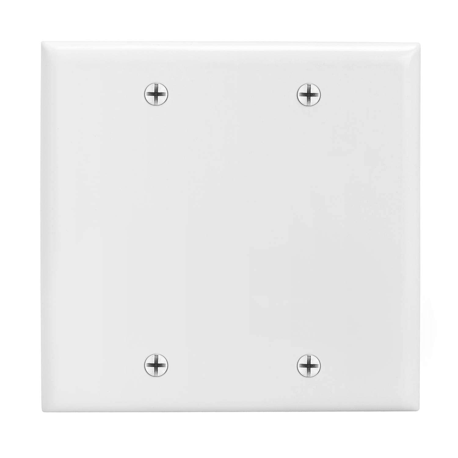 Cmple.com - Cmple - Keystone Wall Plate Cover Ethernet Wall Plates for Modular Inserts, RJ45 Keystone Jack - 2 Gang GFCI - White