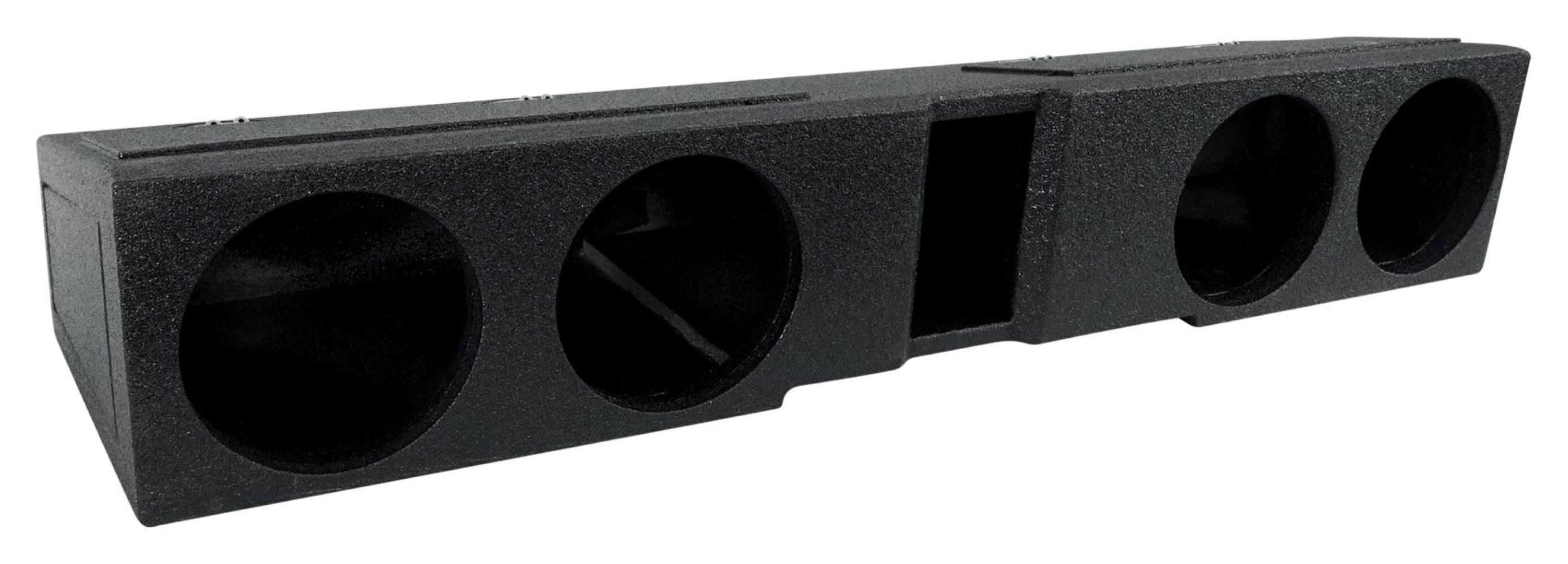 Alt View 5. QPower - QPower Quad 8" Sub Box - Ford F150 SuperCrew 09-25, F250/F350 Super Duty 17-25 - Charcoal Black.