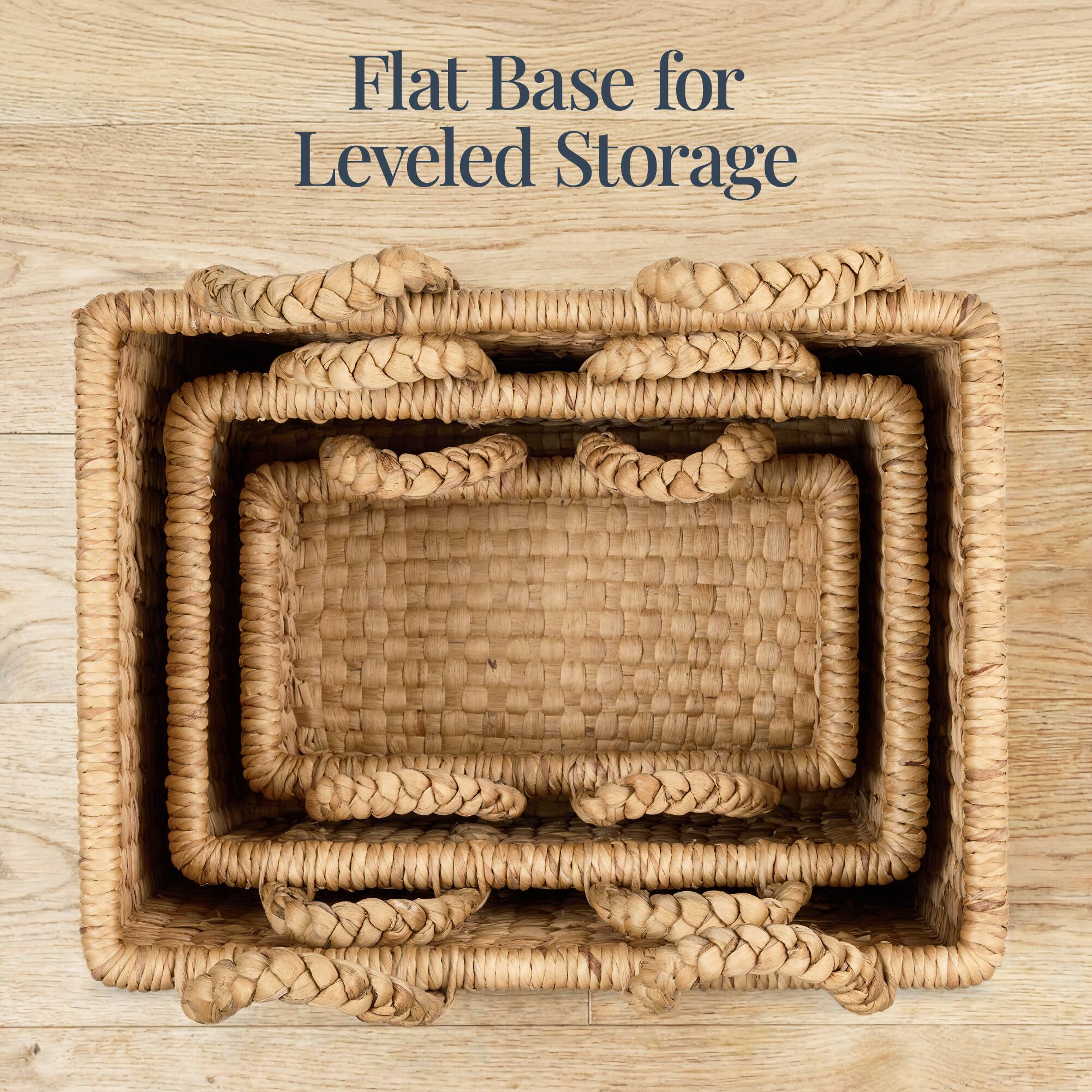 Flat Base for Leveled Storage