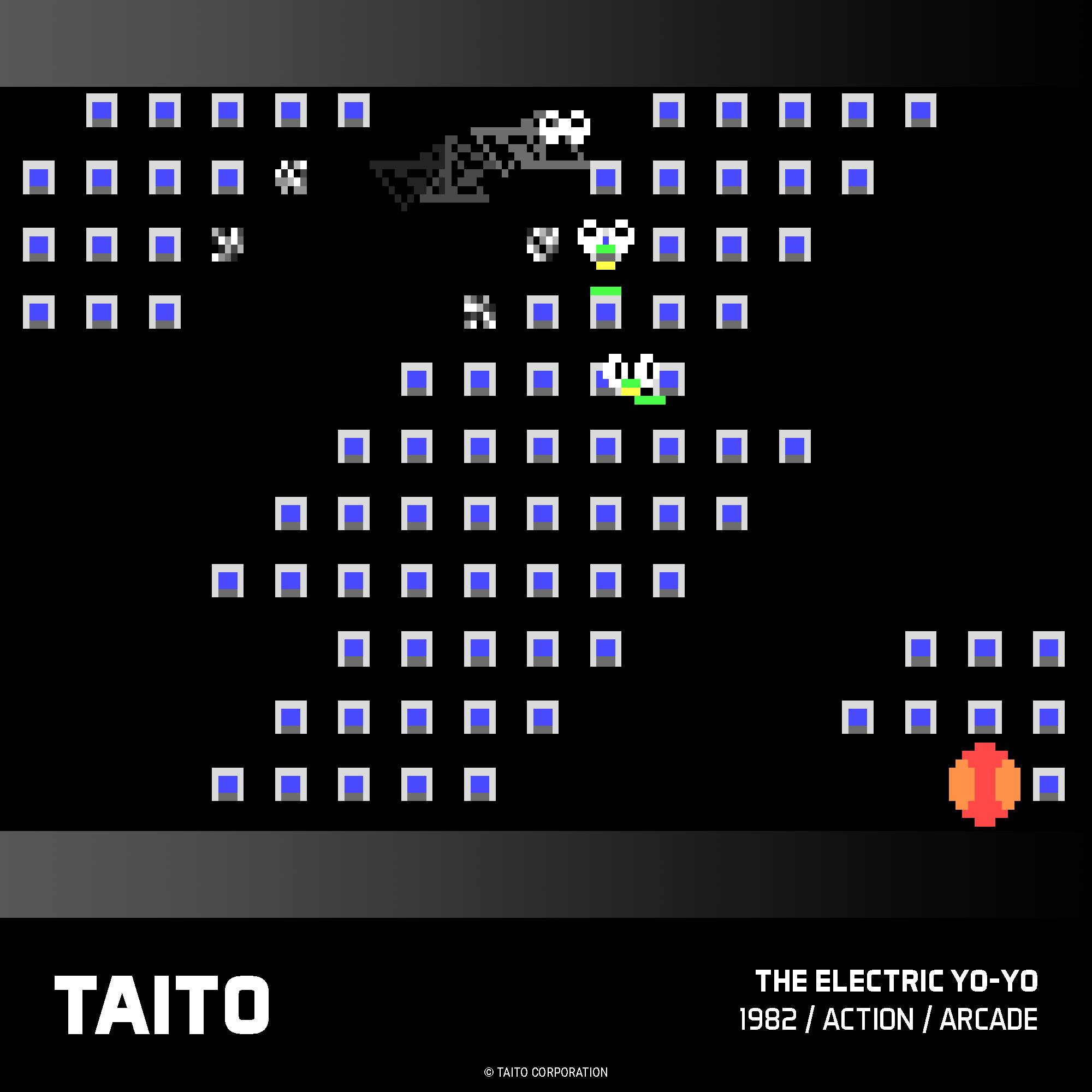 TAITO  
TAITO CORPORATION  
THE ELECTRIC YO-YO  
1982 / ACTION / ARCADE
