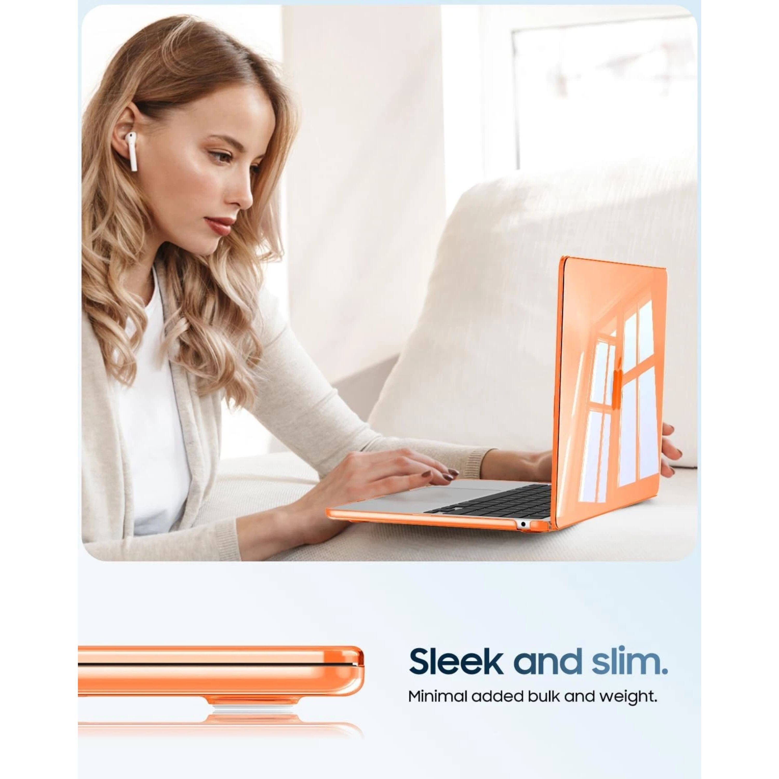 Sleek and slim.  
Minimal added bulk and weight.