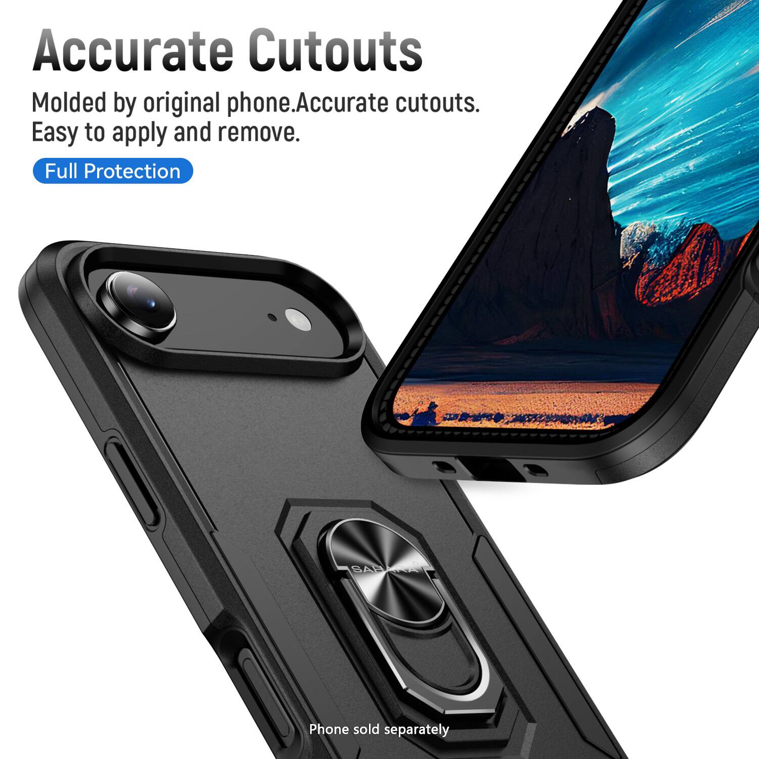 Accurate Cutouts  
Molded by original phone. Accurate cutouts. Easy to apply and remove.  
Full Protection  

Phone sold separately