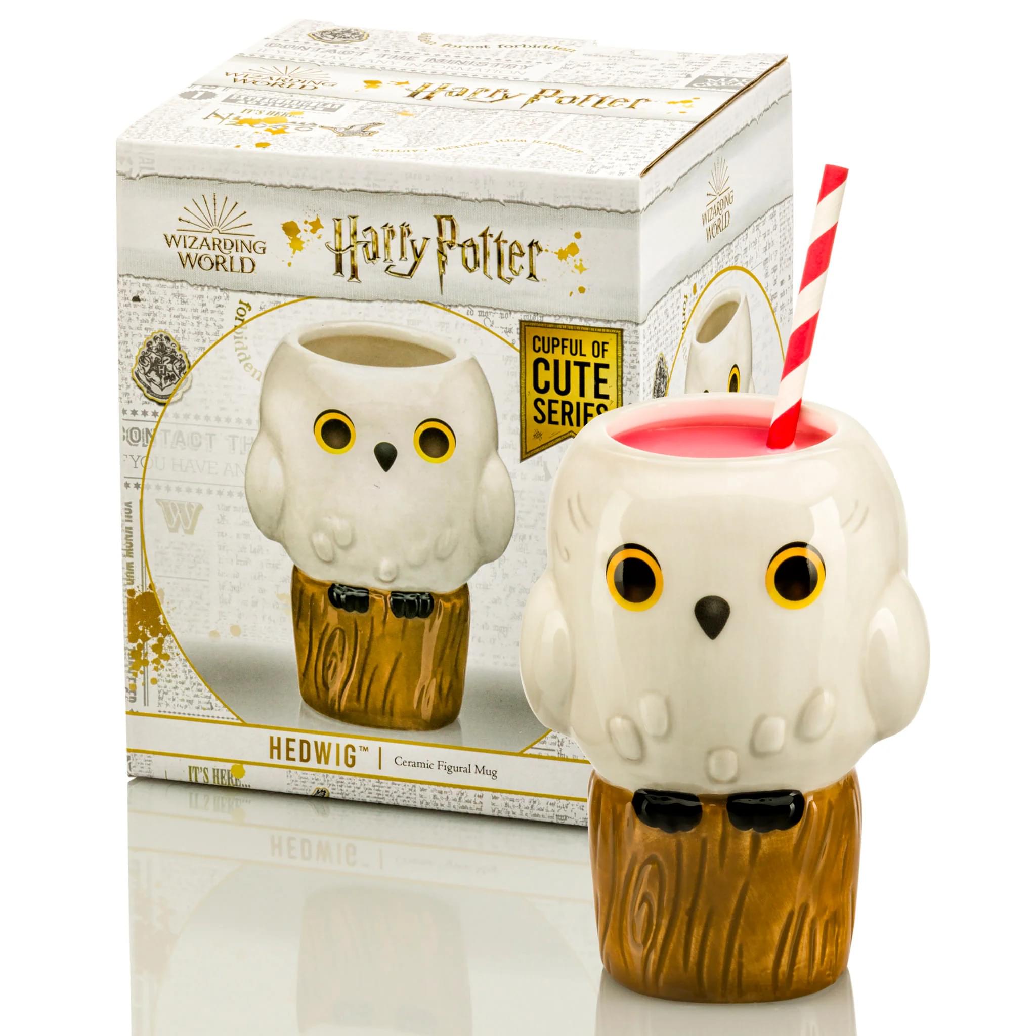 Harry Potter WIZARDING WORLD for forbidden CUTE CUPFUL OF SERIF O ACT TH UOY HAVE AN JIUA W Monn wUR PNG PRD TH HEDWIG Ceramic Figural Mug I17 1 HEDMIC I