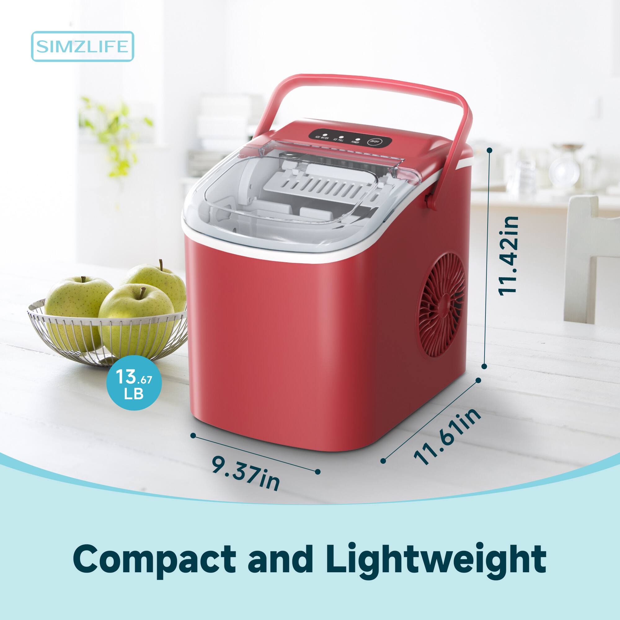 SIMZLIFE

11.42in  
13.67 LB  
9.37in  
11.61in  

Compact and Lightweight