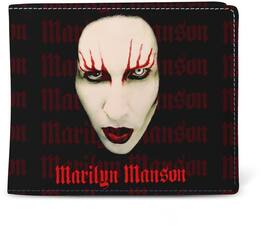 PopMarket - Marilyn Manson - Rocksax - Marilyn Manson - Red Lips - Wallet with Coin Pocket (Black) - Multicolor