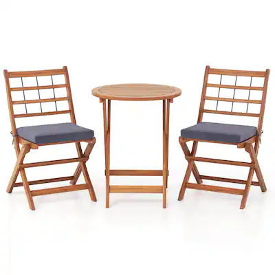 Aneboda balkonset met 2 stoelen teak van 1898 Aneboda balkonset met 2 stoelen teak van 1898