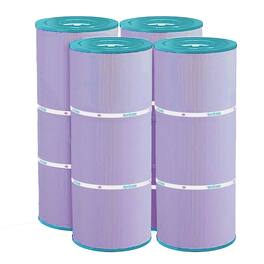 Hurricane - 4 Pack HF56SV-04P Platinum Pool Filter Cartridge Replacement - Purple