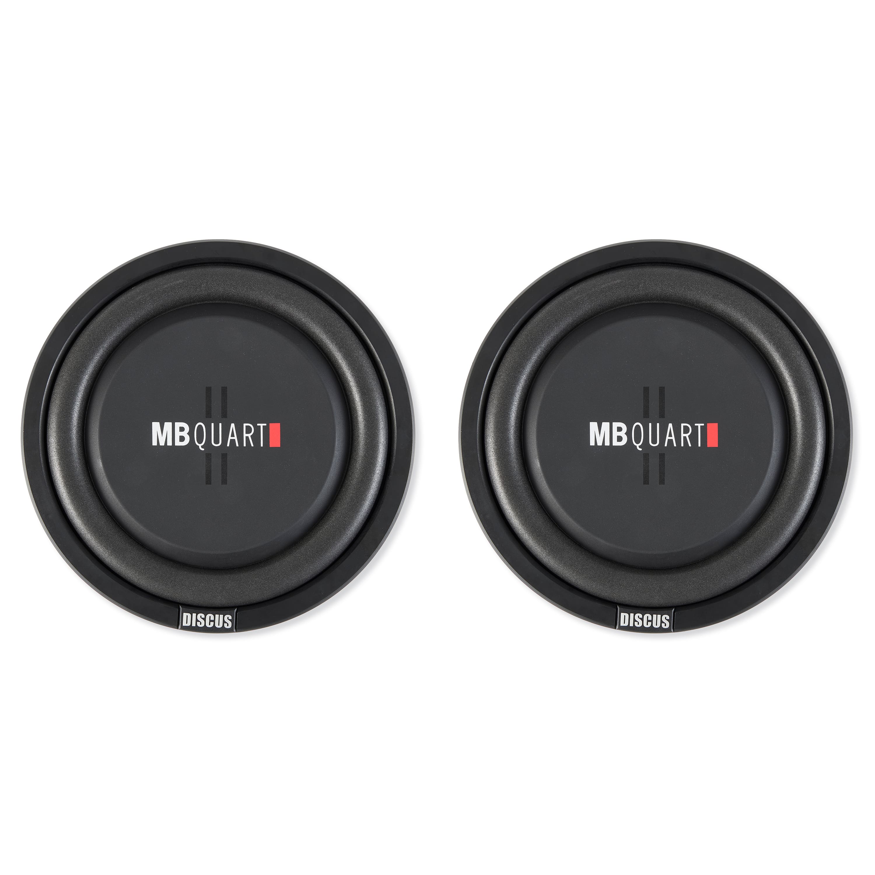 2) MB Quart DS1-304 800 Watt 12 Inch Slim Shallow Subwoofers Car/Truck DVC Subs - Black