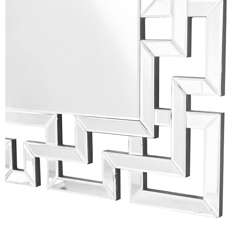 Left. Elegant Decor - Sparkle 37.5 in. Contemporary Rectangle Mirror in Clear - Clear.