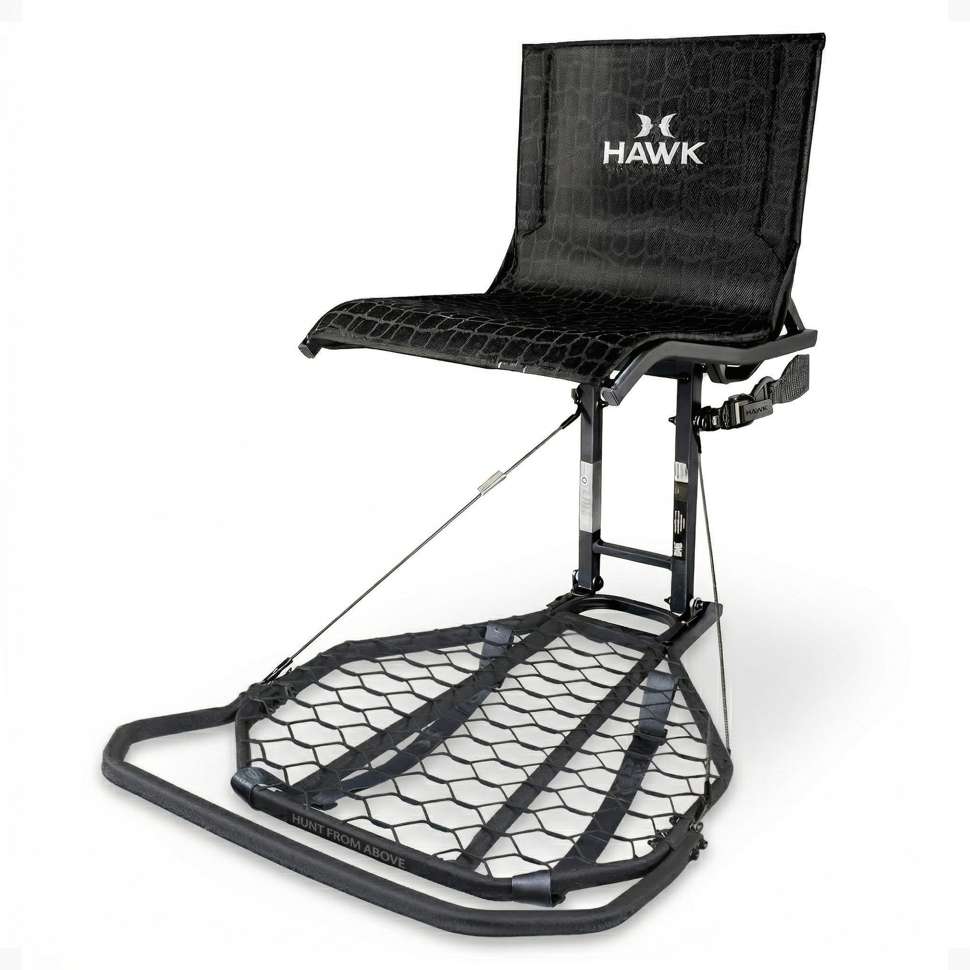 Hawk - Kickback LVL Hang-On Deer Hunting Tree Stand with XL Seat and Platform - Multi