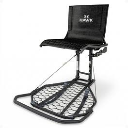 Hawk - Kickback LVL Hang-On Deer Hunting Tree Stand with XL Seat and Platform - Multi