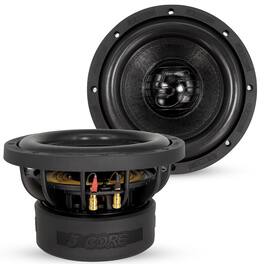 5 CORE - 8 Inch Car Audio Subwoofer Dual 4Ohm 1000W Speaker Sub Woofer Driver Aluminum Frame 8” - Black