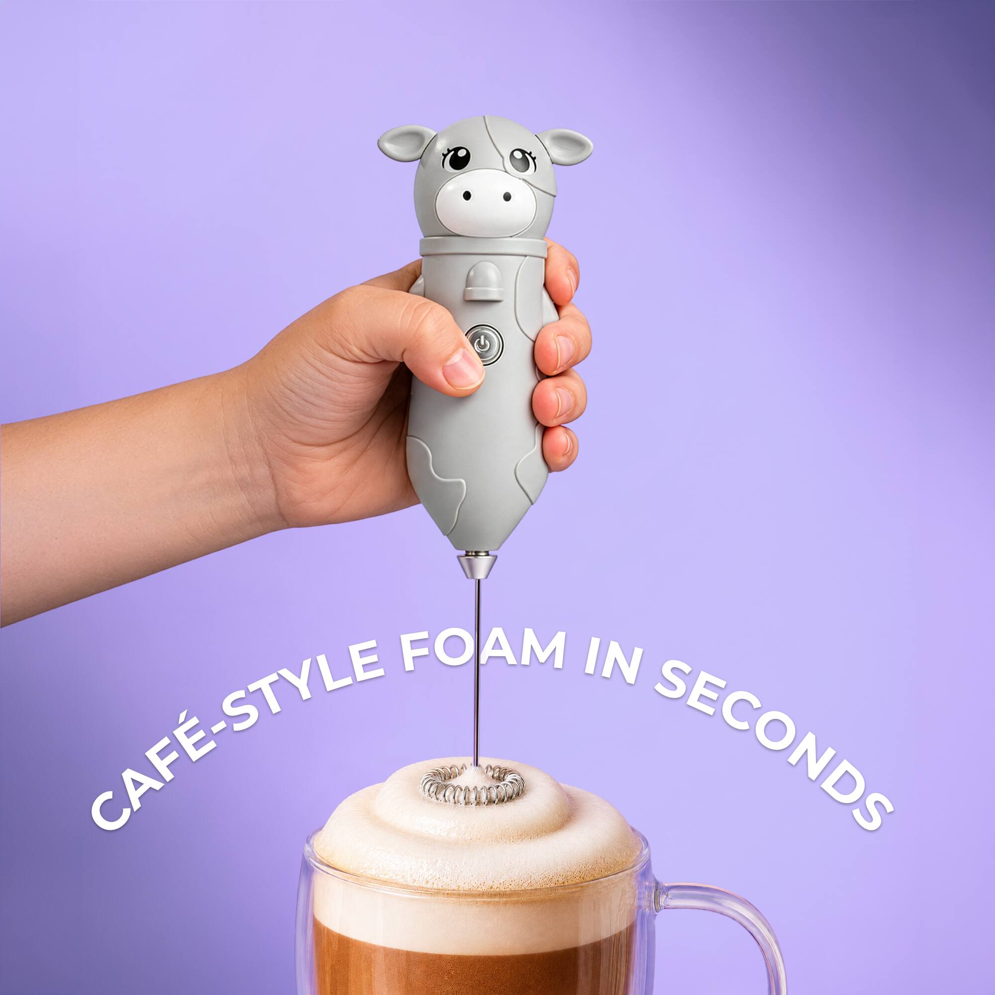 CAFÉ-STYLE FOAM IN SECONDS