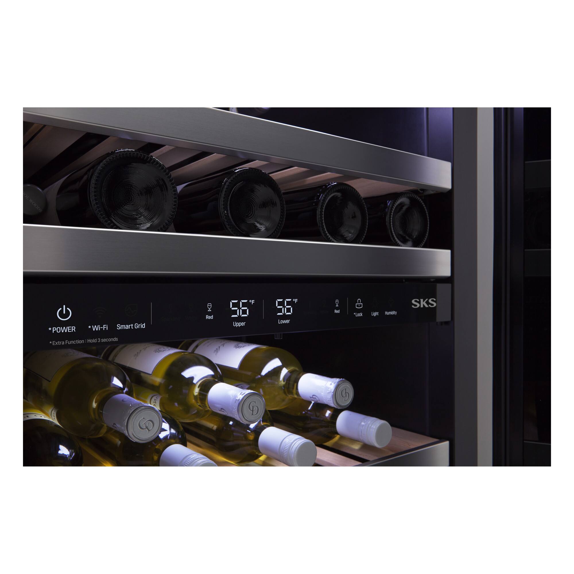 *Wi-Fi Smart Grid  
*POWER - Function Hold 3 seconds  
Extra  
F 56 Upper  
F Lower  
Red  
"Look  
Light Humidity  
SKS  
D  
CD