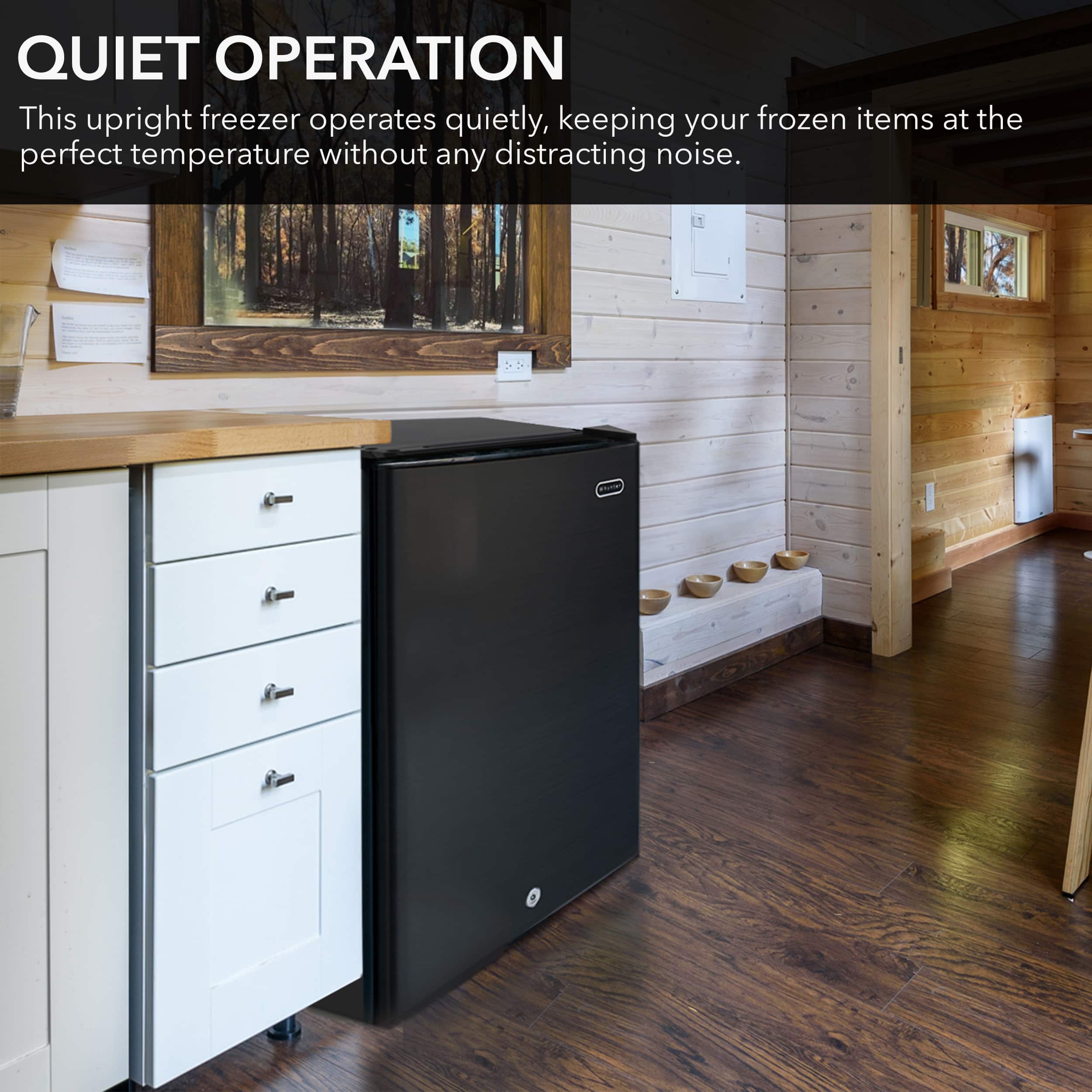 Alt View 12. Whynter - 3.0 cu. ft. Energy Star Upright Freezer with Lock - Black.