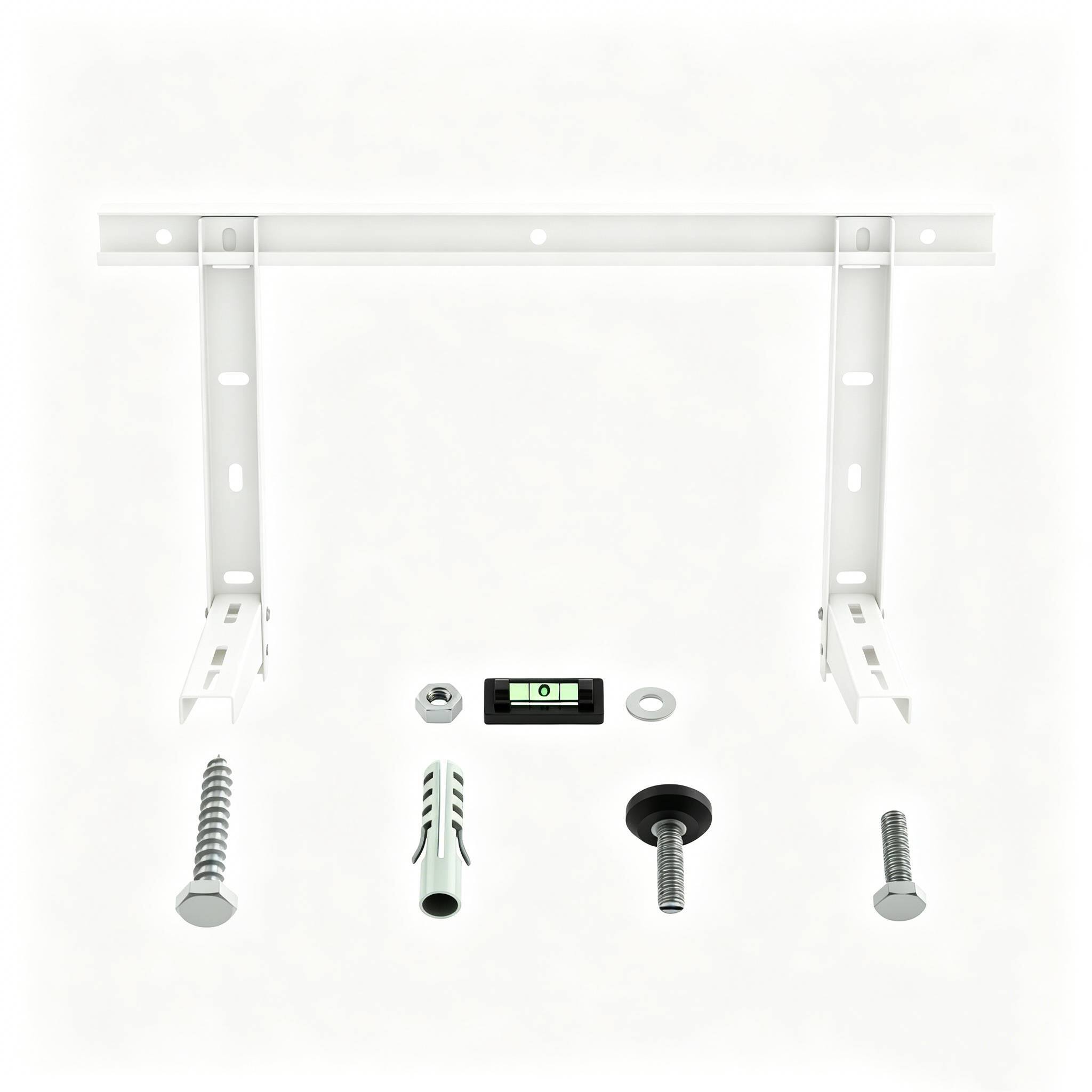 Front. Winado - Mini Split AC Wall Mounting Bracket, Heavy Duty Support Wall Bracket for Split Air Conditioner, Holds Up to 150 lbs - White.