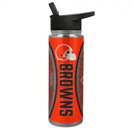 Great American Products - Cleveland Browns 24oz. Jr. Thirst Game Ball Hydration Bottle - Brown