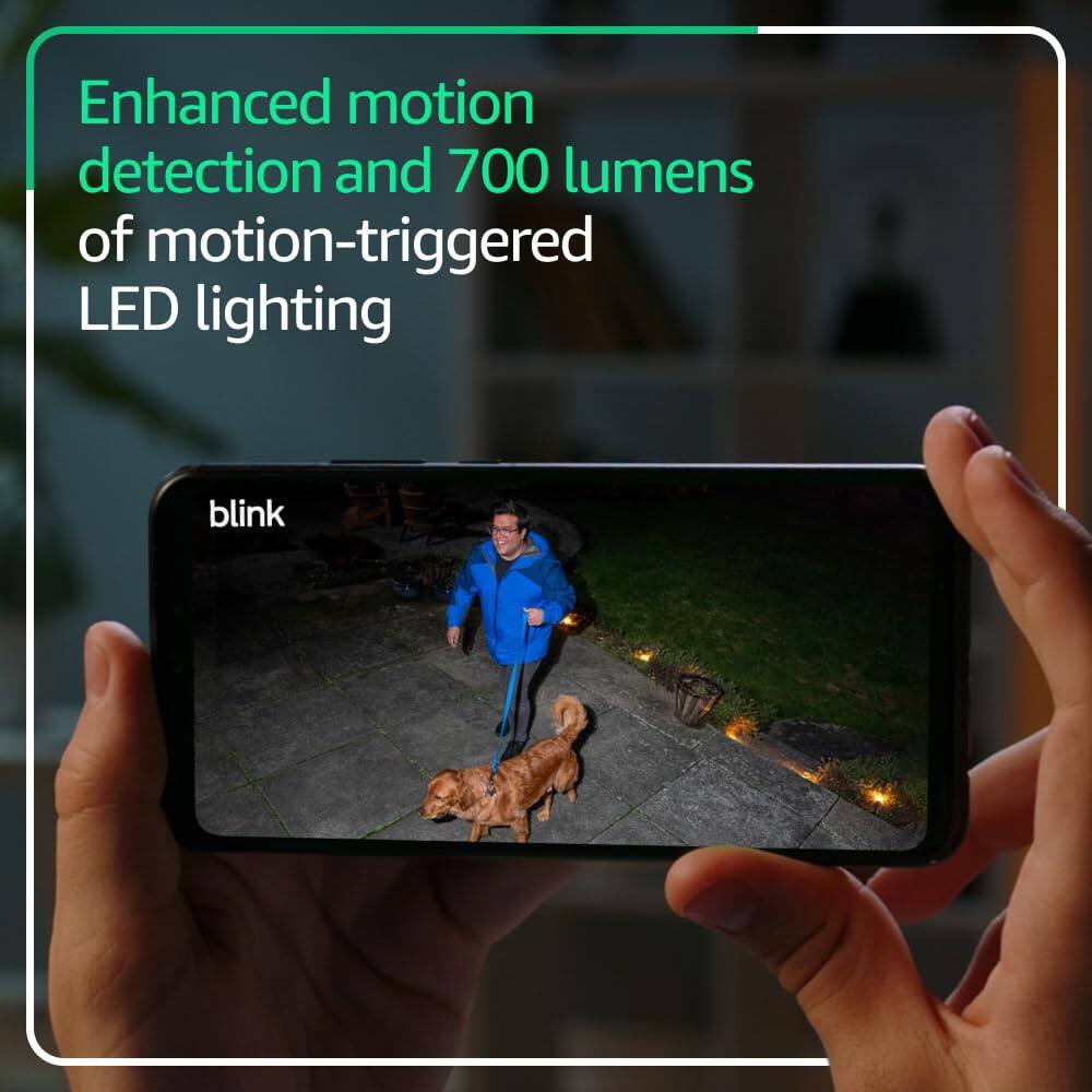 Enhanced motion detection and 700 lumens of motion-triggered LED lighting