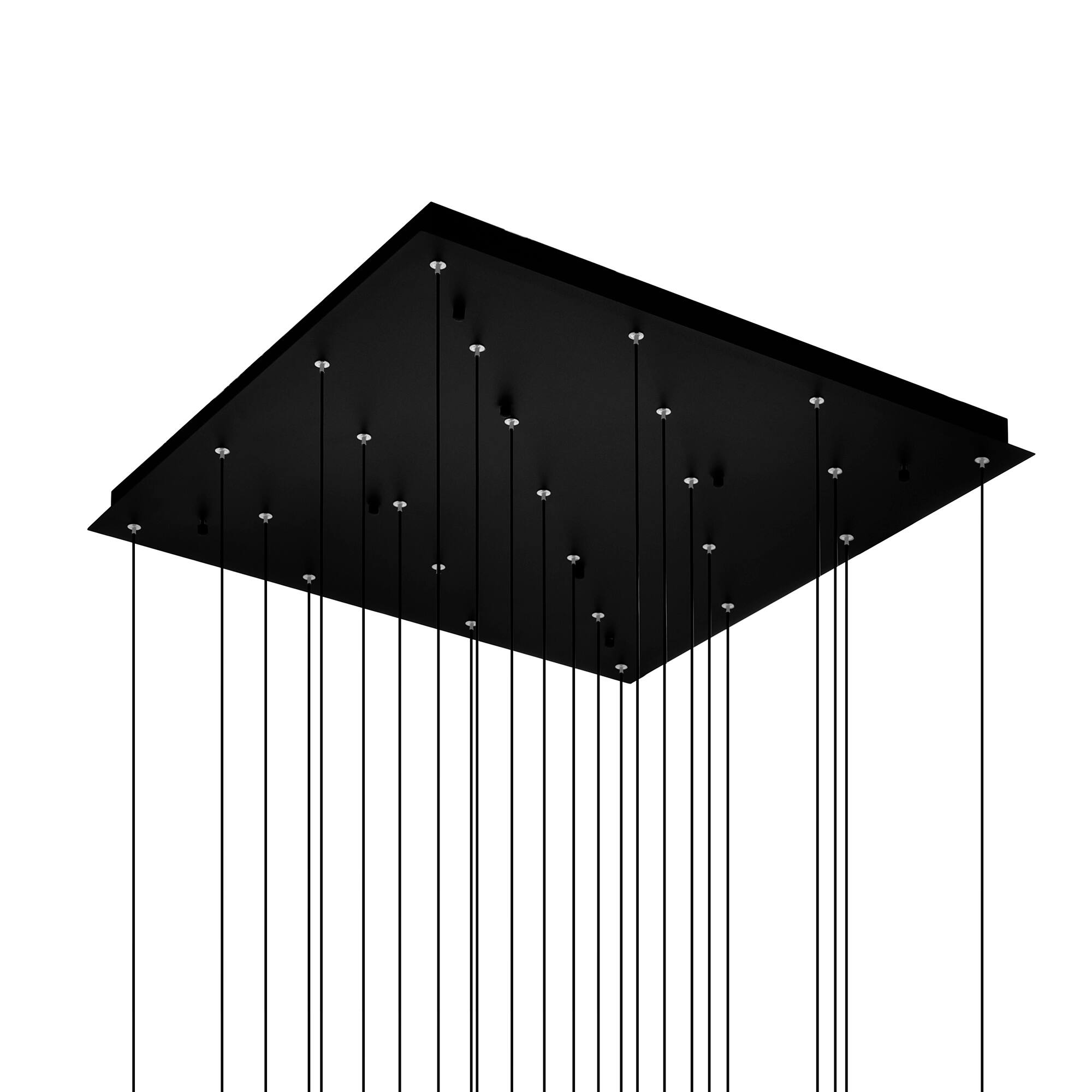 Alt View 1. CWI Lighting - Greta Integrated LED Black Chandelier - Black.