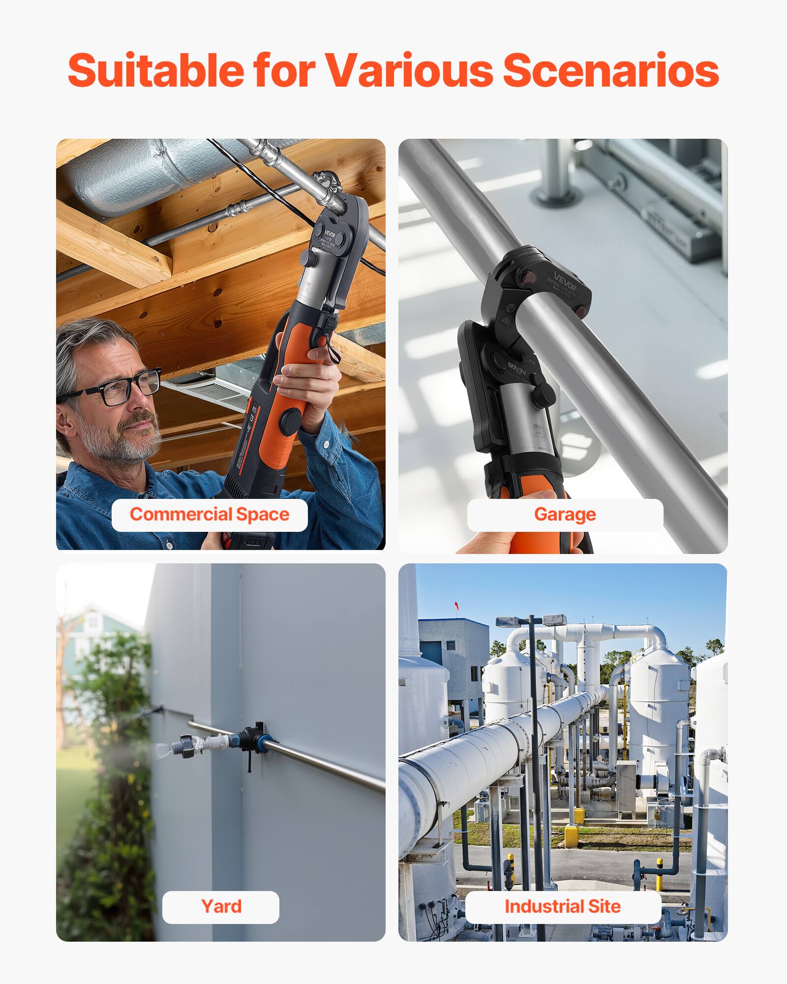 Suitable for Various Scenarios

- Commercial Space
- Garage
- Yard
- Industrial Site