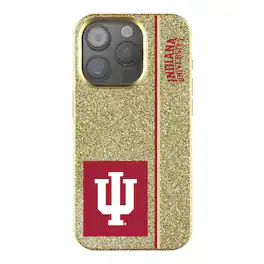 Keyscaper - NCAA - Indiana Hoosiers iPhone Bling Case - 14 - Gold