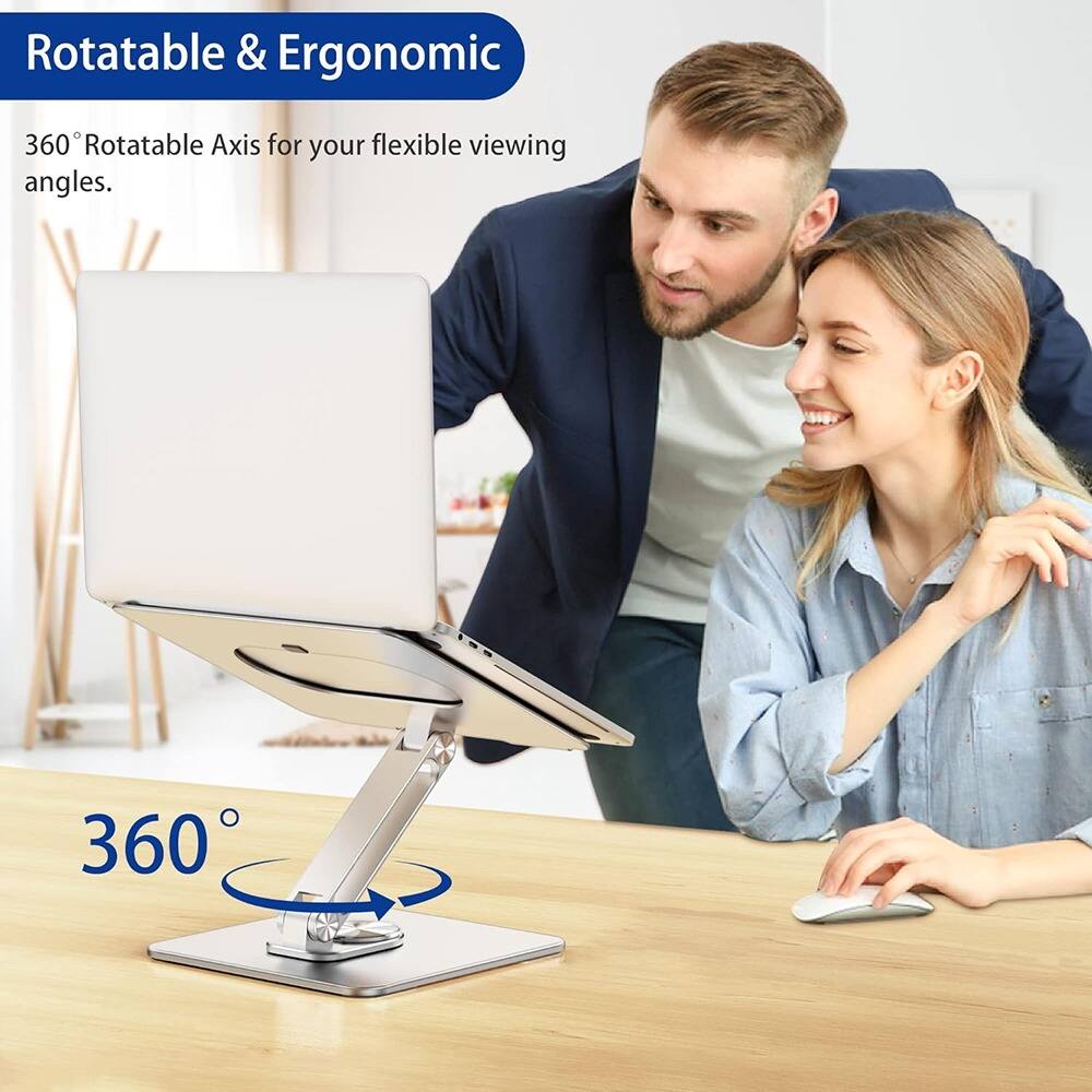 Rotatable & Ergonomic  
360° Rotatable Axis for your flexible viewing angles.
