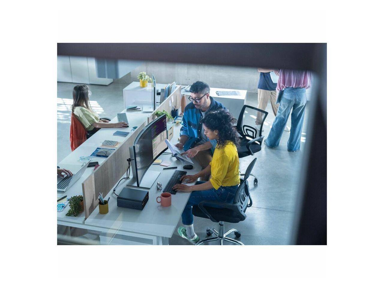 Alt View 1. HP - HP Z2 Mini G1a - Ryzen AI 385 - 64GB - 1TB SSD - Win 11 Pro - Radeon 8050S - 2.5GbE - Wireless - BN4F8UT#ABA - Black.