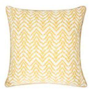 LuXeo - Chevron Indoor Throw Pillow - Gold