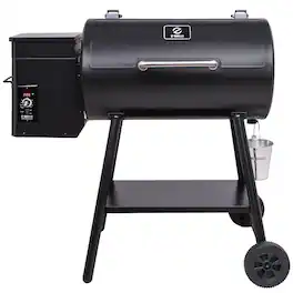 Z GRILLS - BBQ Master 567 sq. in. Pellet Grill and Smoker, 8-in-1 BBQ Grill with Auto Temperature Control - Black