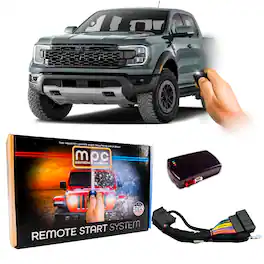 MPC - Remote Starter For Ford Ranger 2024 | Plug and Play | Lock 3X to Start | No Honk - Black