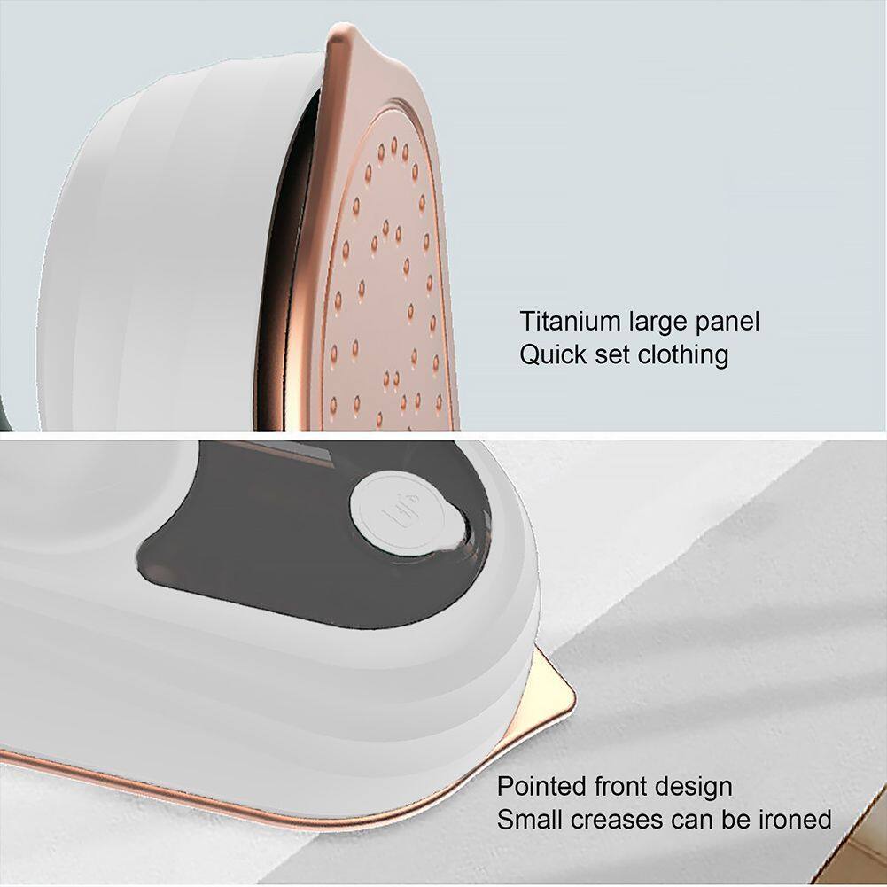 Titanium large panel  
Quick set clothing  

Pointed front design  
Small creases can be ironed