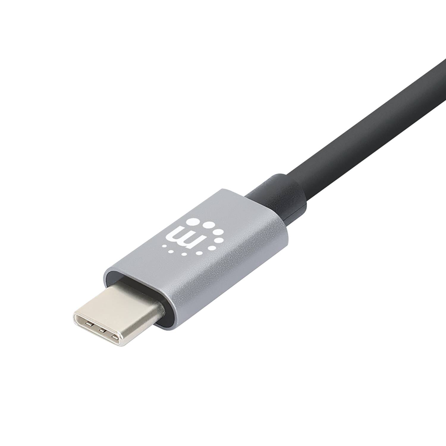 Back. Manhattan - 4K at 60 Hz USB-C to HDMI Adapter.