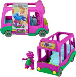 Fisher Price - Barney's World: Adventure Bus and Figure - Collectibles - Multicolor