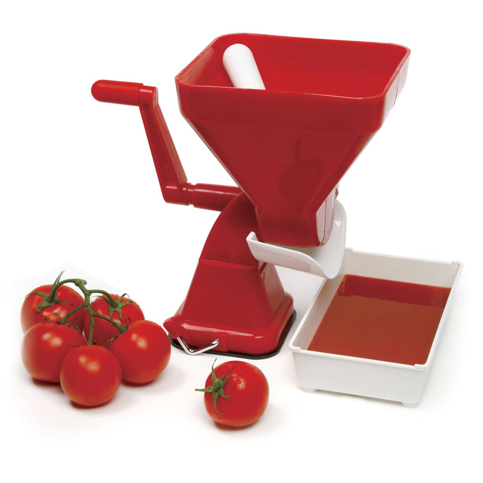 Alt View 4. Norpro - 2.25 Quart Jumbo Tomato Press - Red.