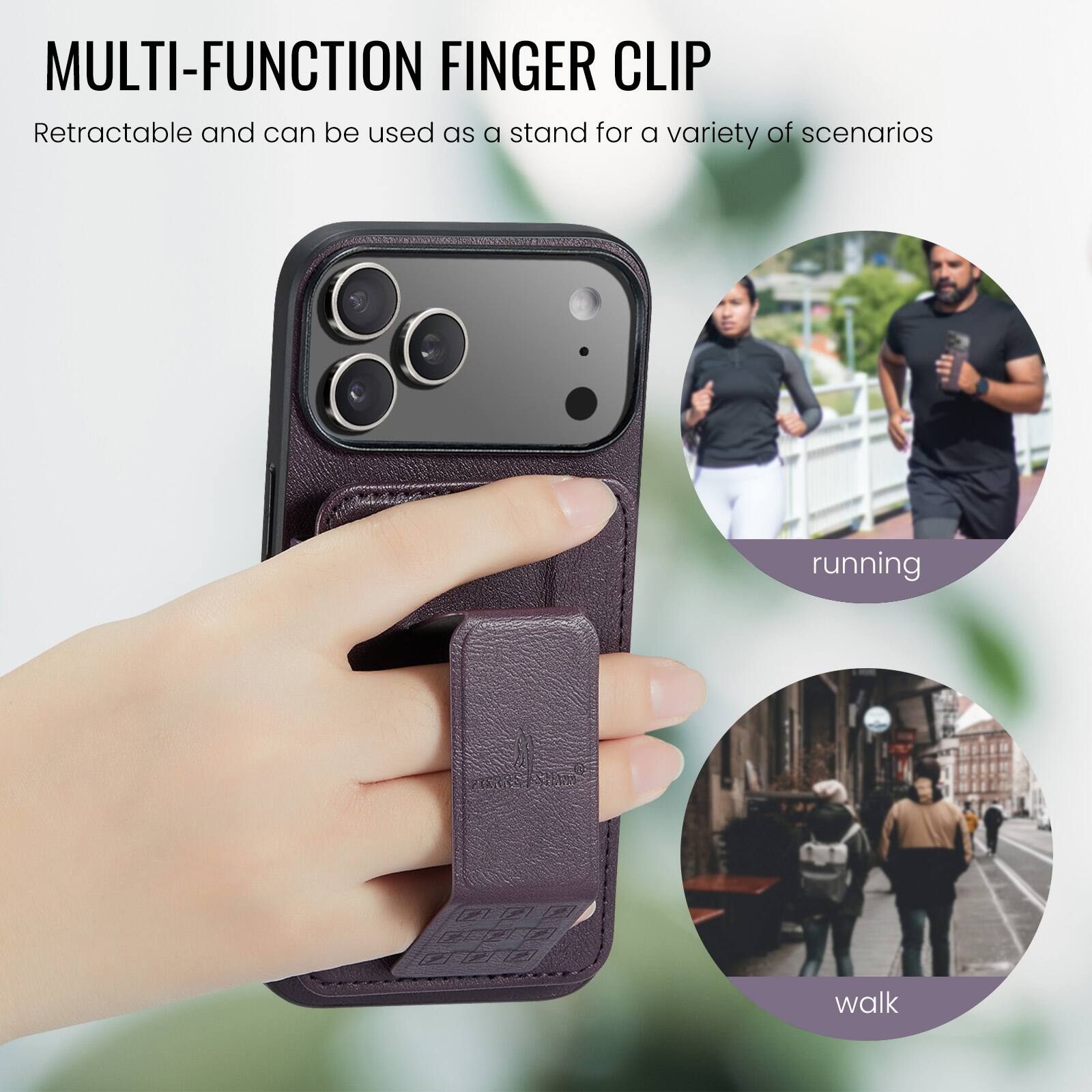 MULTI-FUNCTION FINGER CLIP

Retractable and can be used as a stand for a variety of scenarios

running

walk