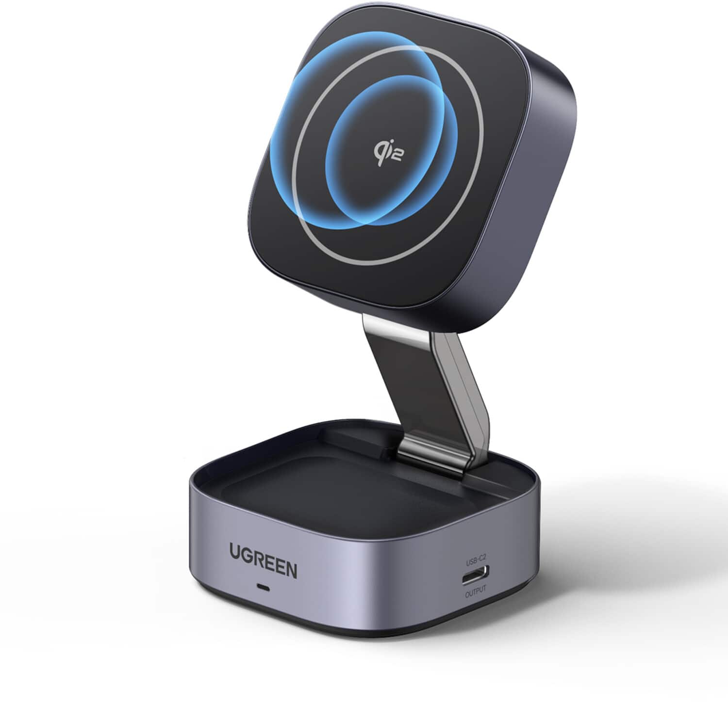 PopMarket - UGREEN - 2-in-1 Magnetic Wireless Charger - Multicolor
