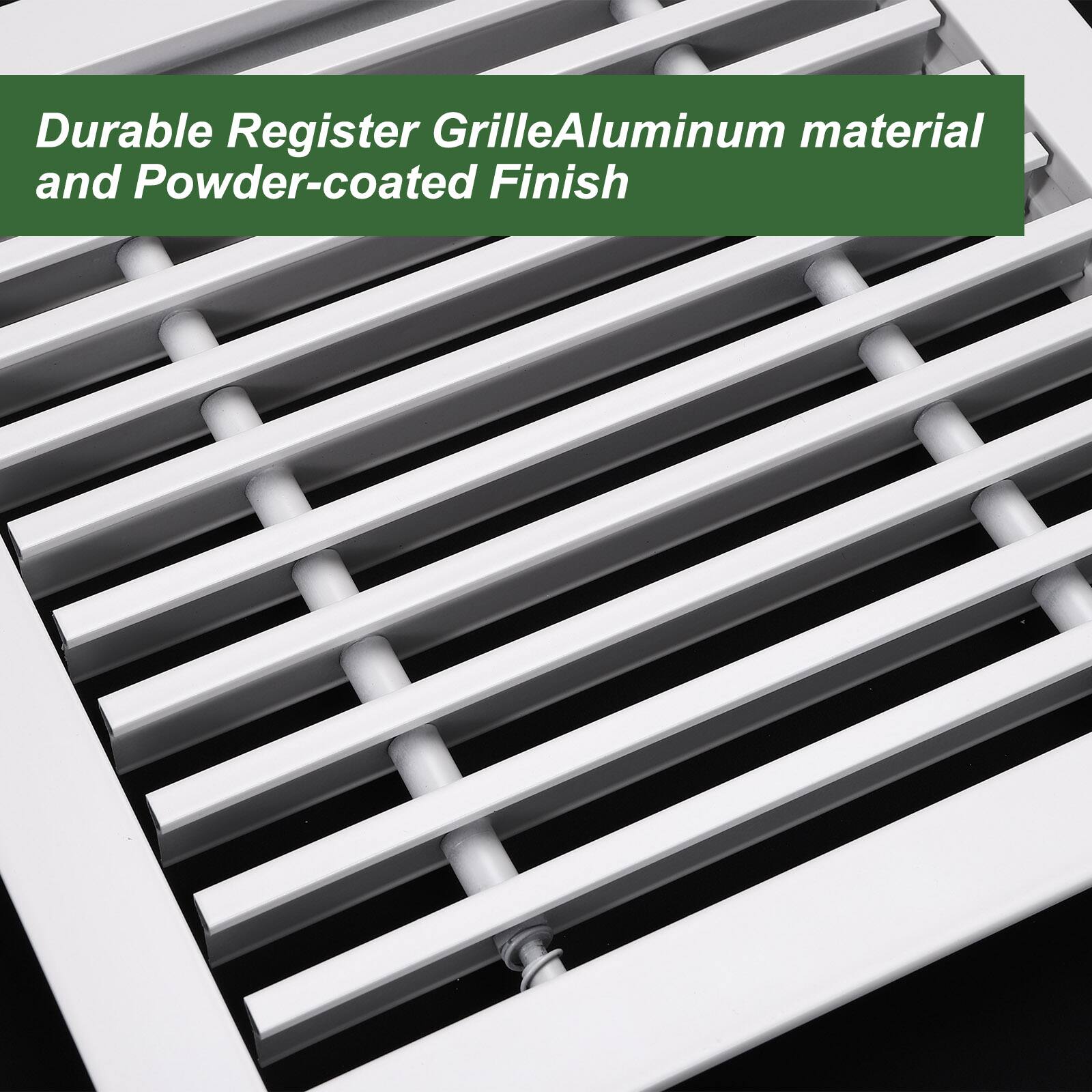 Unique Bargains 8x4 Inch Linear Bar Air Vent Grille, Removable Aluminum ...