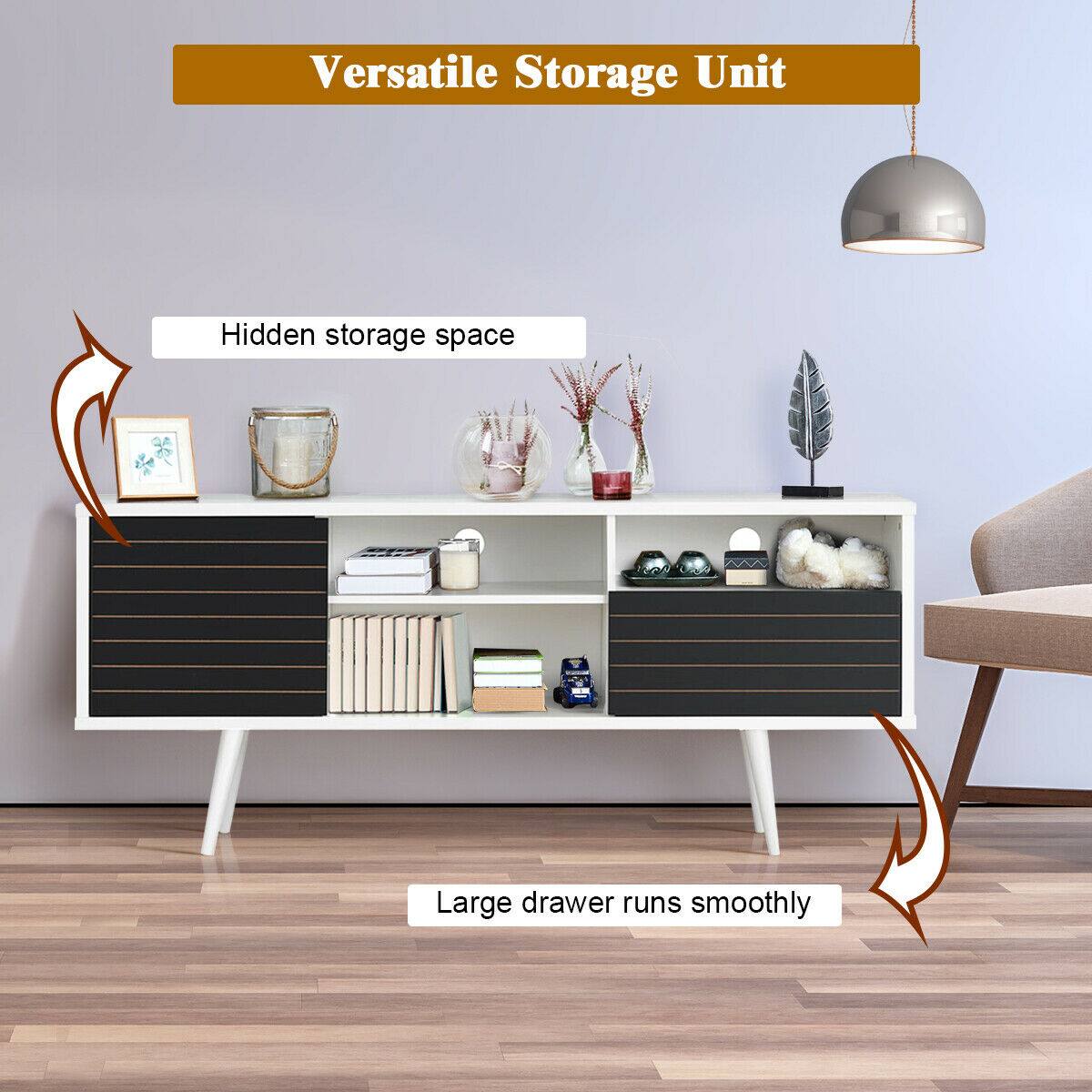 Versatile Storage Unit
Hidden storage space
Large drawer runs smoothly