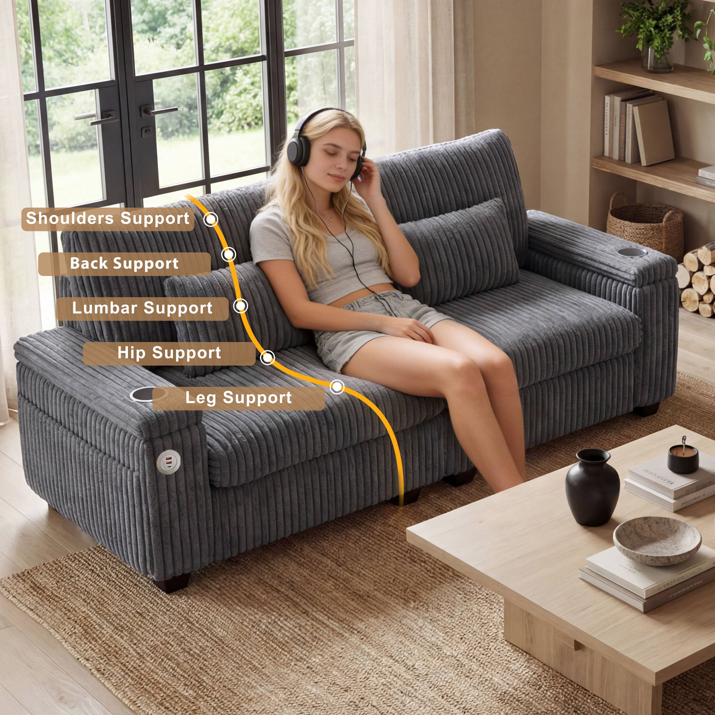 Shoulders Support  
Back Support  
Lumbar Support  
Hip Support  
Leg Support