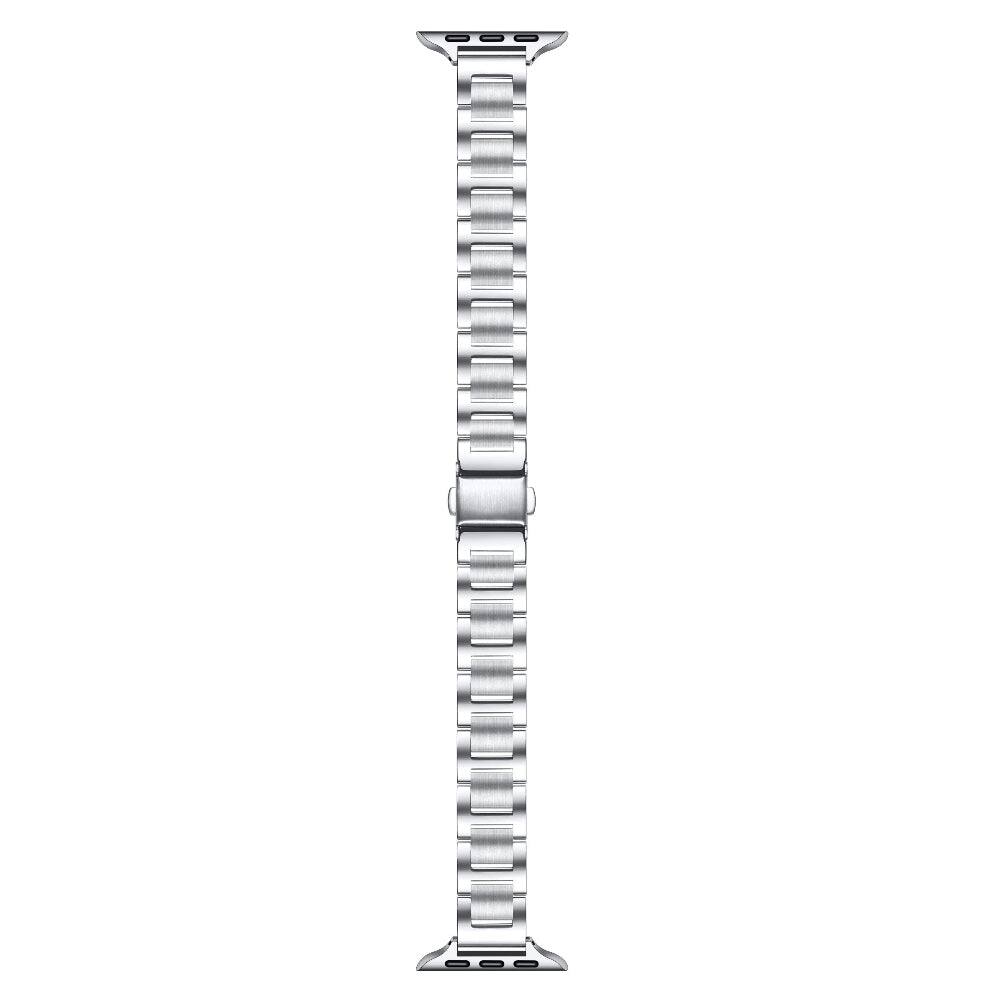 Left. Posh Tech - Lenox Stainless Steel Band for Apple Watch - Silver.