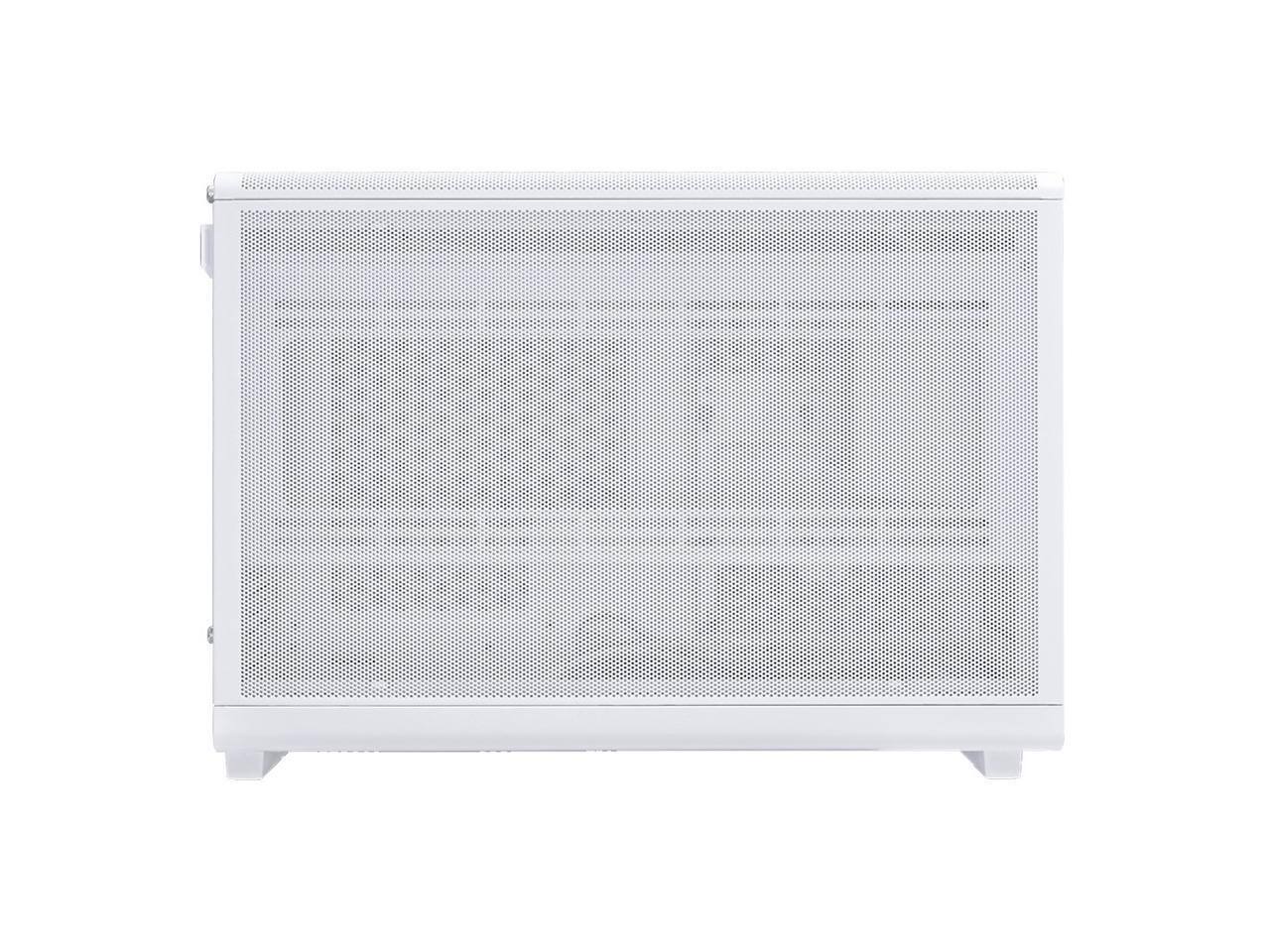 Alt View 8. Lian Li - LIAN LI A3-mATX White SPCC M-ATX / ITX Computer Case ------ A3-mATX-W - White.