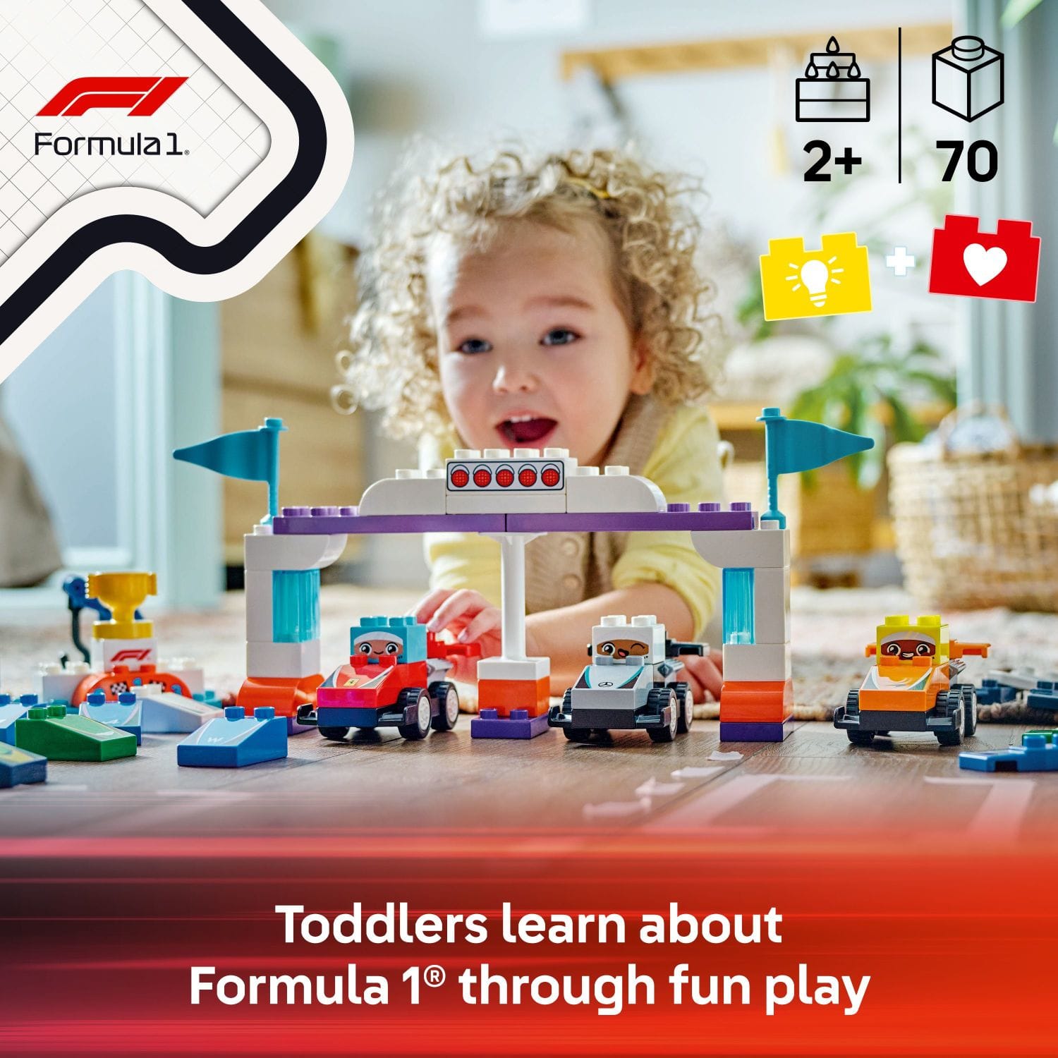 Formula 1. Toddlers learn about Formula 1 through fun play.