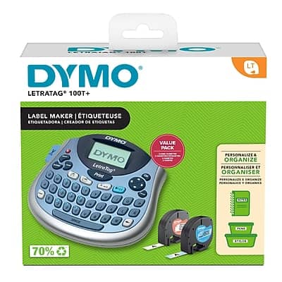 DYMO LetraTag 100T+ LT Label Maker | Ticketeuse | Etiquetadora | Creador de Etiquetas

DYMO LetraTag Tog Print

Value Pack: Personalize & Organize | Personnaliser & Organiser

70%